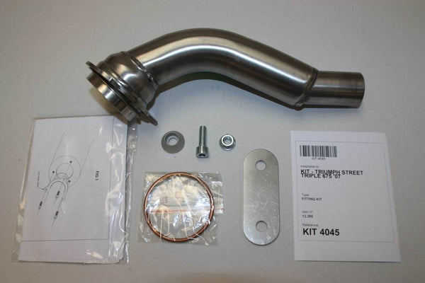 Ixil Dual Underseat Inox Silencers Triumph Street Triple 675 2007-12 - Motorcycle Performance Store