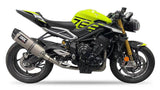 Ixil Hexoval Titanium Full System Triumph Street Triple 765 RS 2021-23 - Motorcycle Performance Store