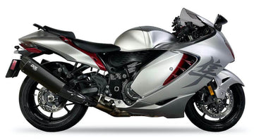 Ixil Hexoval Xtrem Black Silencers Suzuki GSXR 1300 Hayabusa 2021-24 - Motorcycle Performance Store