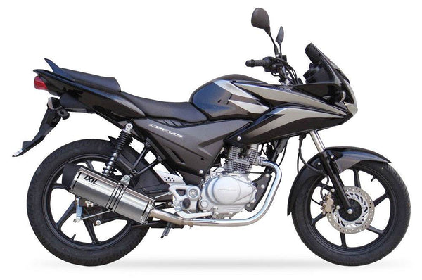Ixil Hexoval Xtrem Inox Exhaust System Honda CBF 125 2009-15 - Motorcycle Performance Store