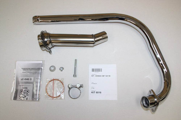 Ixil Hexoval Xtrem Inox Exhaust System Honda CBF 125 2009-15 - Motorcycle Performance Store