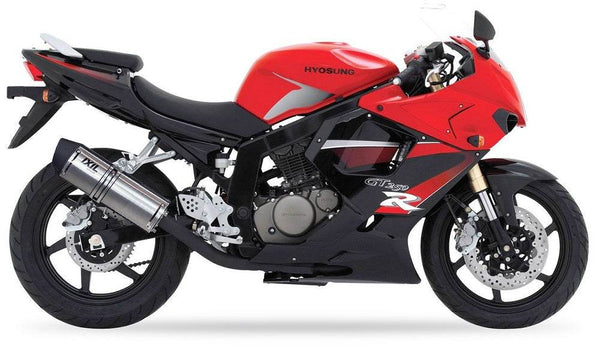 Ixil Hexoval Xtrem Inox Silencer Hyosung GT250 COMET 2008-15 - Motorcycle Performance Store