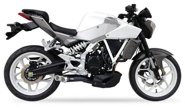 Ixil L3X Black Hyperlow Silencer Hyosung GD250 2012-16 - Motorcycle Performance Store