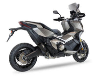 Ixil Race Xtrem black conical full exhaust system for Voge 125 R with stainless collectors, carbon heat shield and lambda sensor port_2