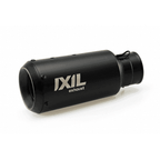 Ixil Race Xtrem black conical full exhaust system for Voge 125 R with stainless collectors, carbon heat shield and lambda sensor port_2