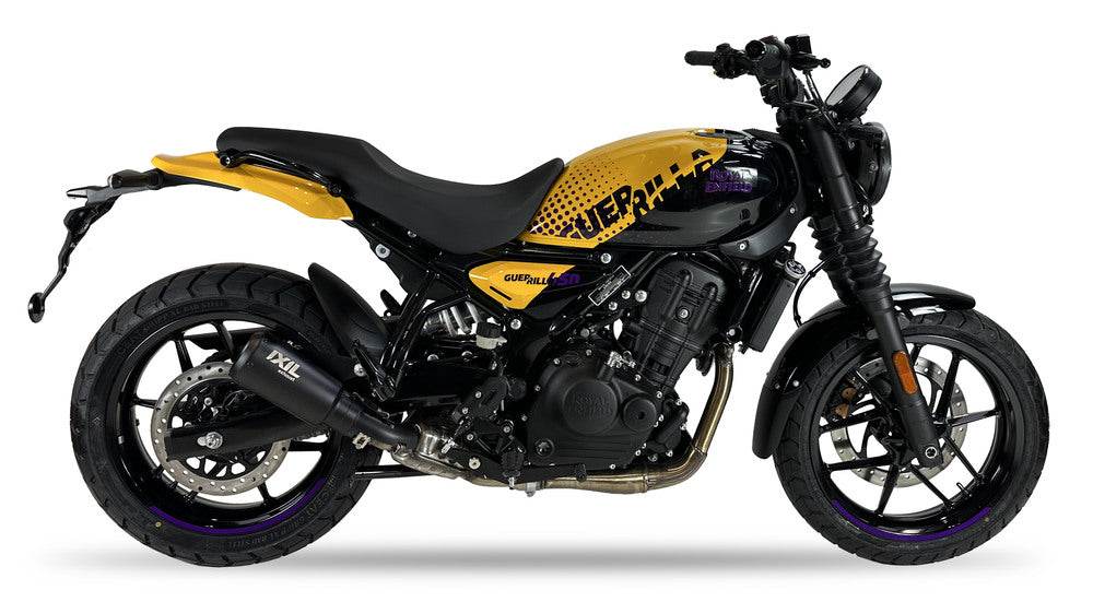 Ixil Race Xtrem Black Silencer Royal Enfield Guerrilla 450 2024 - Motorcycle Performance Store