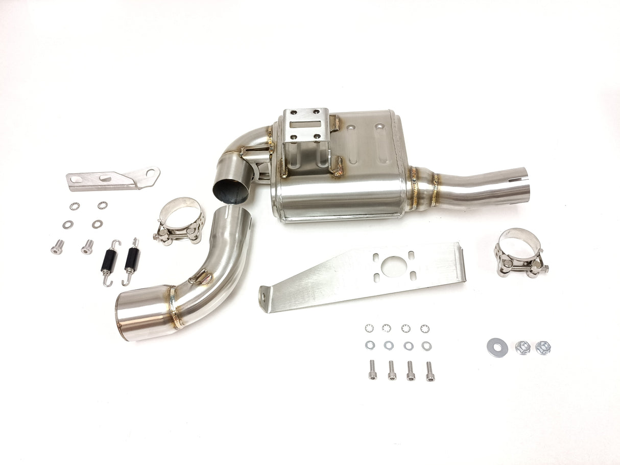 Ixil Sport Xtrem Black Silencer QJ Motor SRV 550 2023-25 - Slip on Silencer