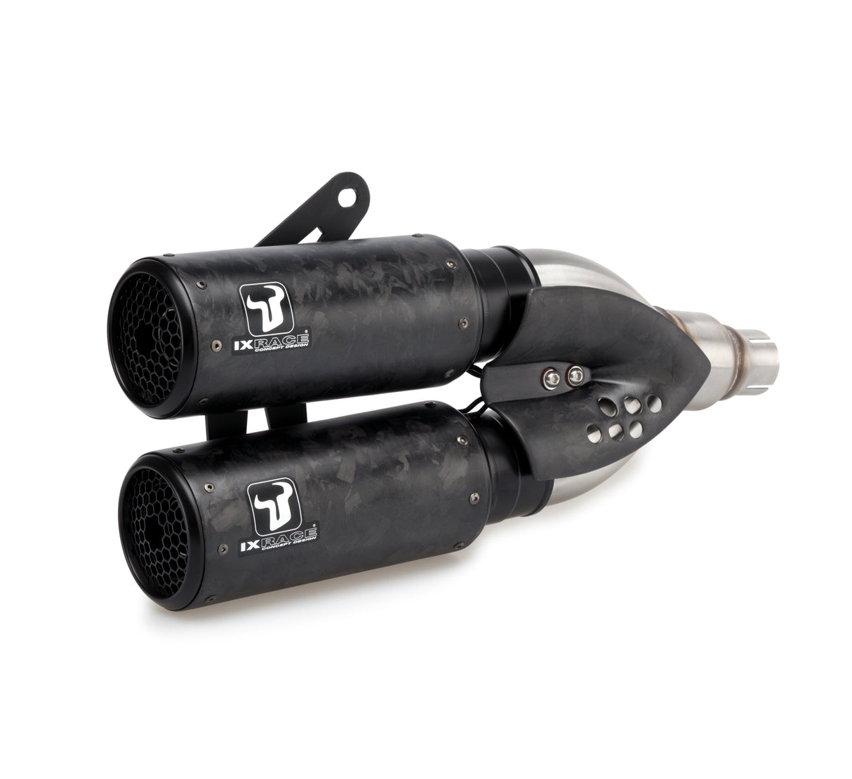 Ixrace DC2 Dual Silencers Honda Forza 750 2021-24 image 2