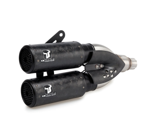 Ixrace DC2 Dual Silencers Honda Forza 750 2021-24 - Slip on Silencer