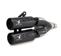 Ixrace DC2 Dual Silencers Honda X-ADV 750 2017-24 - Slip on Silencer