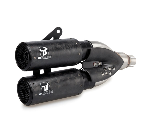 Ixrace DC2 Dual Silencers Honda X-ADV 750 2017-24 - Slip on Silencer