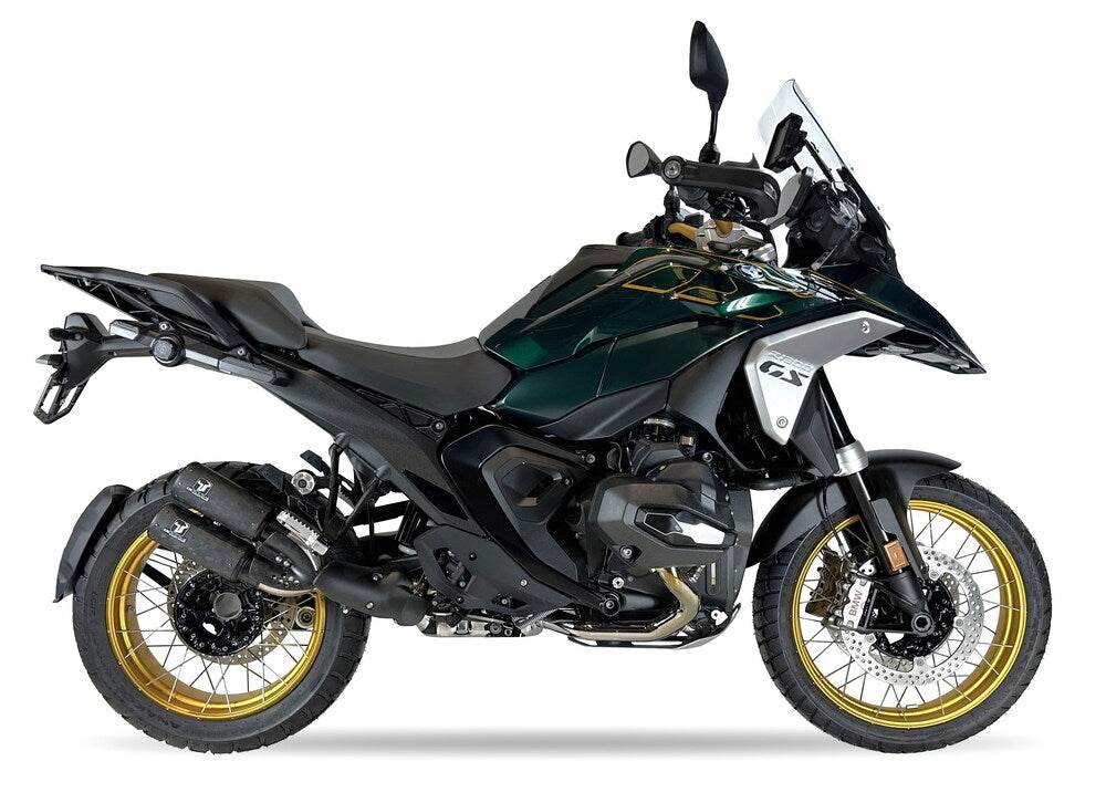 Ixrace DCX2 Carbon Silencers BMW R1300GS 2023-25 - Motorcycle Performance Store