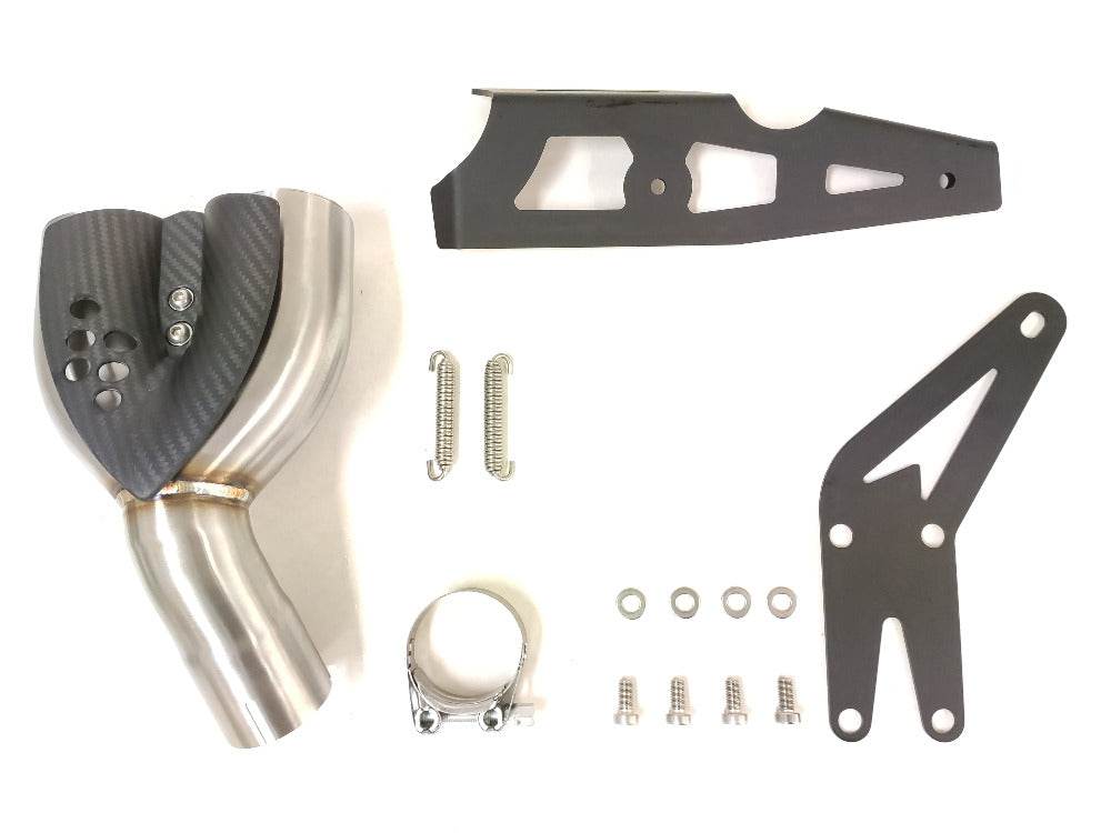 Ixrace DCX2 Carbon Silencers Kawasaki Z900 2025 - Motorcycle Performance Store