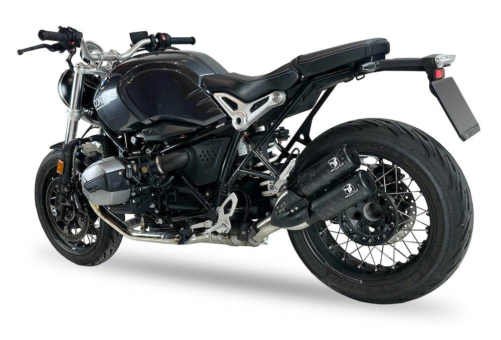 Ixrace DCX2 Dual Silencers BMW R Nine T 2023-24 - Motorcycle Performance Store