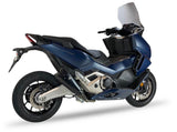 Ixrace M10 Black Silencer Honda Forza 750 2025 - Motorcycle Performance Store