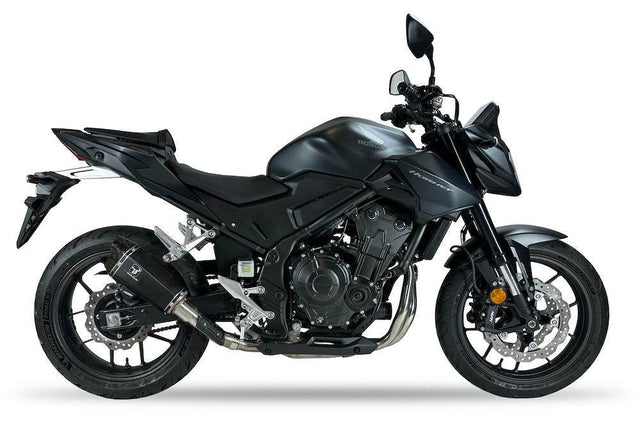 Ixrace M8 Dual Black Silencer Honda CB500 Hornet 2024 - Motorcycle Performance Store