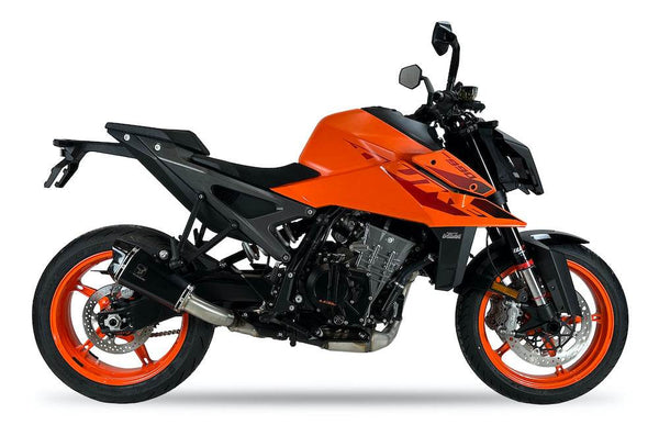 Ixrace M8 Dual Black Silencer KTM Duke 990 2024-25 - Motorcycle Performance Store