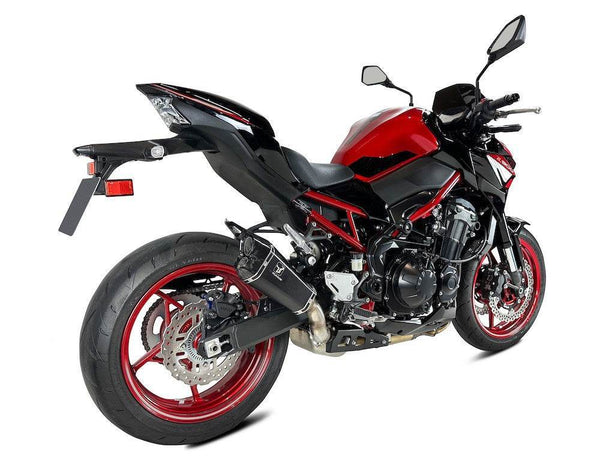 Ixrace M8 Dual Black Silencer Kawasaki Z900 A2 only 2017-24 - Motorcycle Performance Store