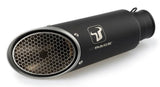 Ixrace MK1 Black Slashcut Silencer Kawasaki Z1100 (SE) 2025-26