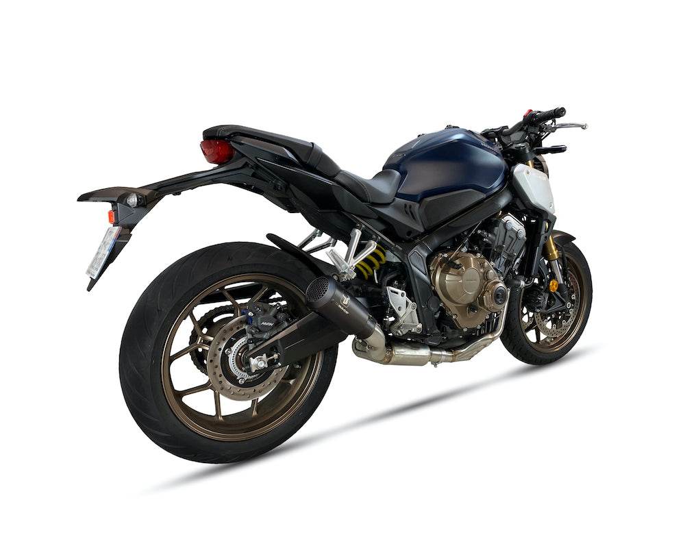 Ixrace MK2 Black Full System Honda CB650R 2019-20 - Motorcycle Performance Store