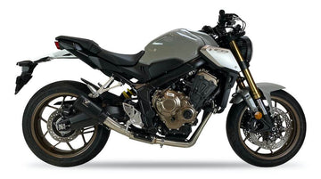Ixrace MK2 Black Full System Honda CB650R 2021-23 - Motorcycle Performance Store