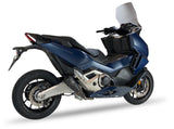 Ixrace MK2 Black Silencer Honda Forza 750 2021-24 - Slip on Silencer