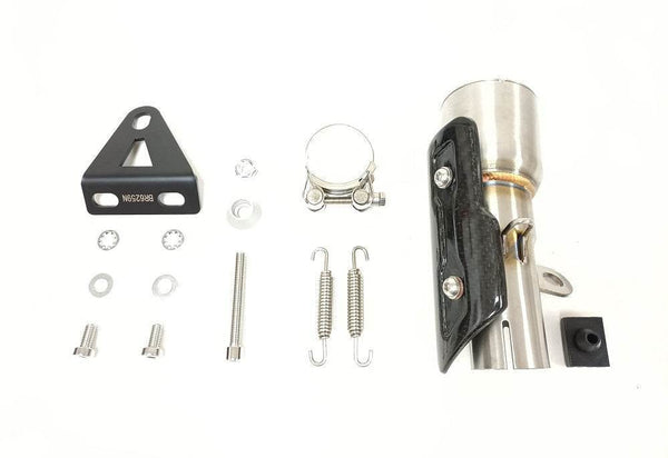 Ixrace MK2 Black Silencer Honda Forza 750 2021-24 - Slip on Silencer