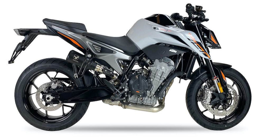 Ixrace MK2 Black Silencer KTM Duke 790 2023-24 - Motorcycle Performance Store