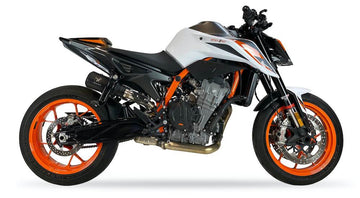 Ixrace MK2 Black Silencer KTM Duke 890 R 2020-23 - Motorcycle Performance Store
