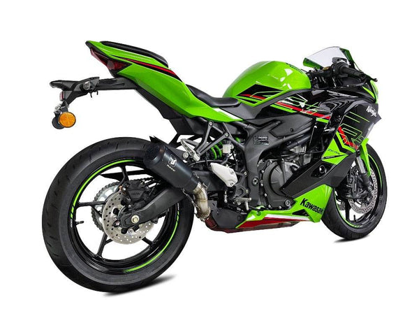 Ixrace MK2 Black Silencer Kawasaki ZX-4RR 2023-24 - Motorcycle Performance Store