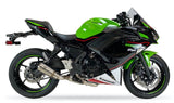 Ixrace MK2 Inox Exhaust System Kawasaki Ninja 650 2017-19 - Motorcycle Performance Store