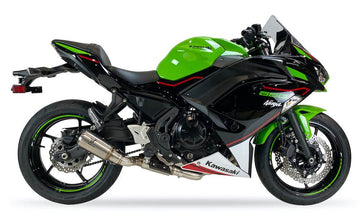 Ixrace MK2 Inox Exhaust System Kawasaki Ninja 650 2020 - Motorcycle Performance Store