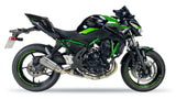 Ixrace MK2 Inox Exhaust System Kawasaki Z650 2017-19 - Motorcycle Performance Store
