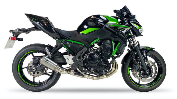 Ixrace MK2 Inox Exhaust System Kawasaki Z650 2017-19 - Motorcycle Performance Store