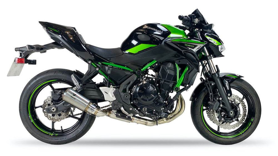 Ixrace MK2 Inox Exhaust System Kawasaki Z650 2017-19 - Motorcycle Performance Store