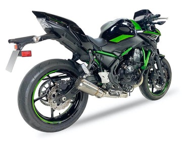 Ixrace MK2 Inox Exhaust System Kawasaki Z650 2017-19 - Motorcycle Performance Store