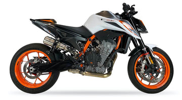 Ixrace MK2 Inox Silencer KTM Duke 890 R 2020-23 - Motorcycle Performance Store