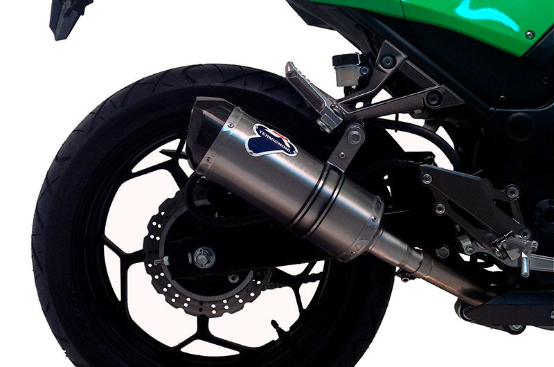 Termignoni Carbon Silencer KAWASAKI NINJA 300 2012-16 - Motorcycle Performance Store 