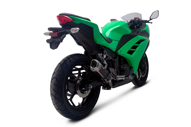 Termignoni Carbon Relevance Silencer Kawasaki Ninja 300 R 2012-16