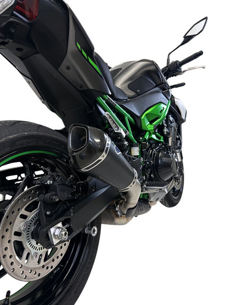 Termignoni black titanium Euro 5+ silencer fitted to Kawasaki Z900 2024–2026_2