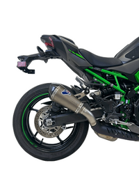 Termignoni titanium Euro 5+ silencer fitted to Kawasaki Z900 2024–2026
