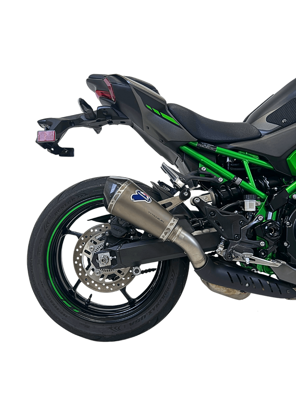 Termignoni titanium Euro 5+ silencer fitted to Kawasaki Z900 2024–2025_1