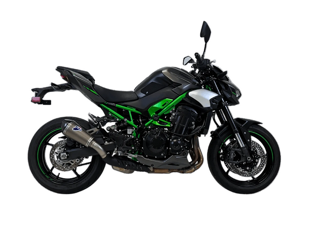 Termignoni titanium Euro 5+ silencer fitted to Kawasaki Z900 2024–2026