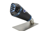 Termignoni Relevance Black-Blue Titanium Silencer Kawasaki Z900 2024-25