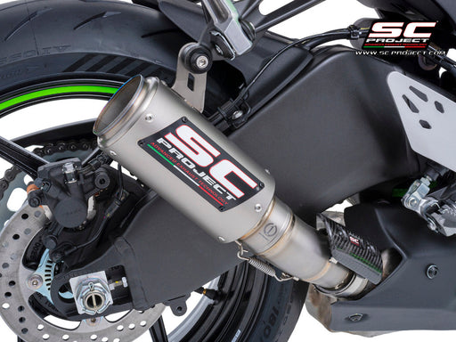 SC Project CR-T Titanium Silencer Kawasaki ZX-6R 2024 - Motorcycle Performance Store 