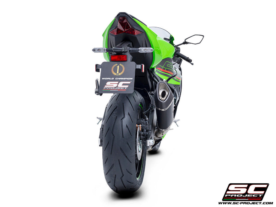 SC Project SC1-R Carbon Silencer Kawasaki ZX-6R 2024 - Motorcycle Performance Store 