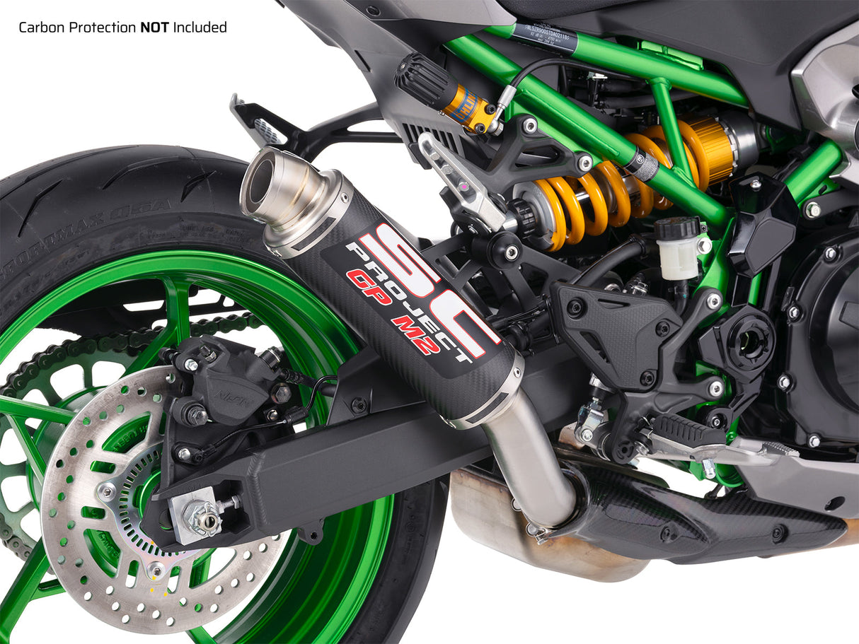 SC Project GP-M2 Carbon Fibre Silencer Kawasaki Z900 2025-26