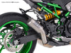 SC Project CR-T Titanium Stoneguard Grid Silencer (No Heat Shield) Kawasaki Z900 2025-26
