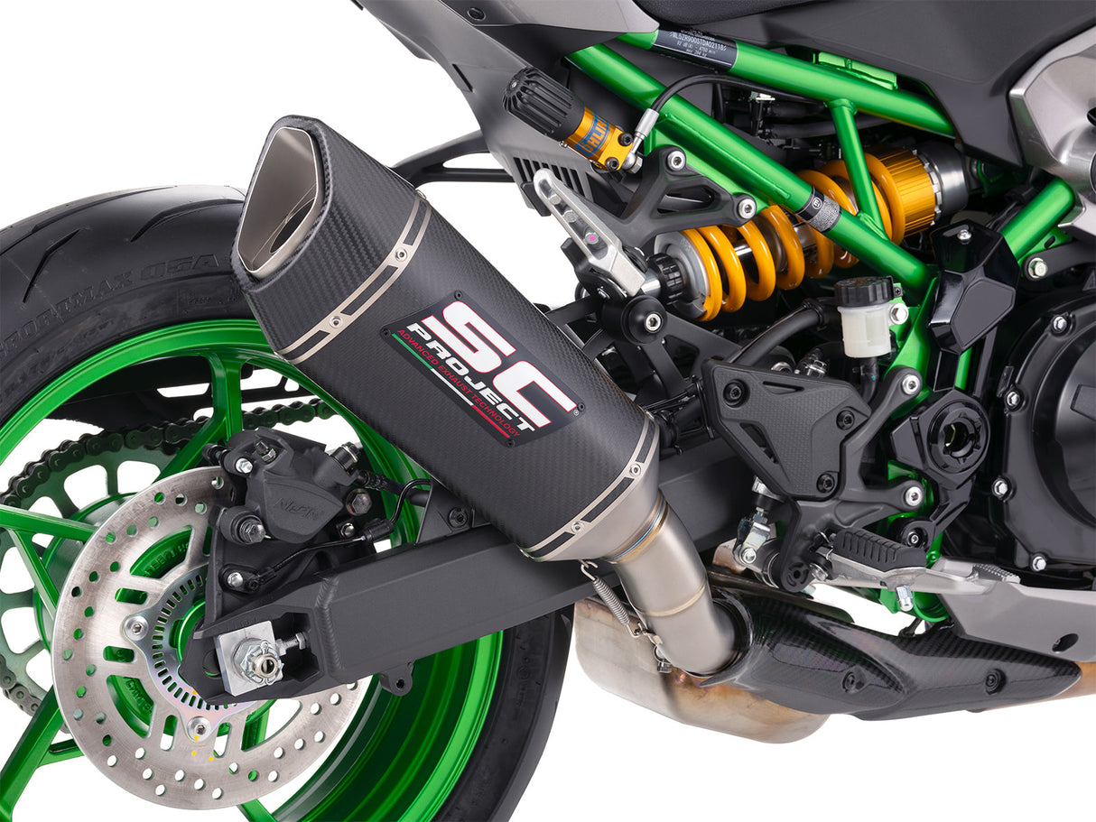 SC Project SC1-R Carbon Fibre Silencer Kawasaki Z900 2025-26