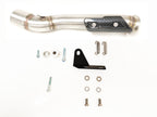 IXIL Race Xtrem Black Slip-On Exhaust KTM 890 Adventure 2020, black lacquer AISI 304 stainless-steel conical silencer with removable dB killer, part CM3278RB_3